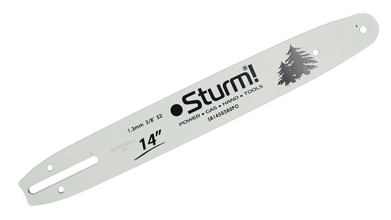 Пильная шина 14" Sturm (3/8", 1,3 мм, 52 зв)