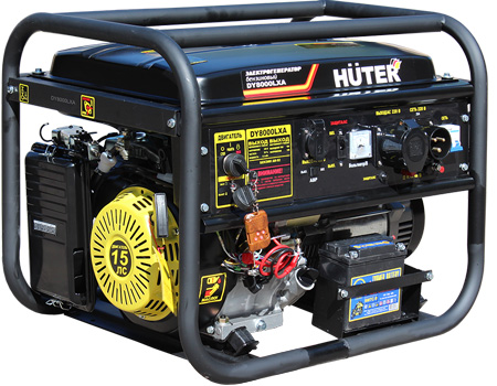 Бензиновый генератор Huter DY8000LXA (с АВР)